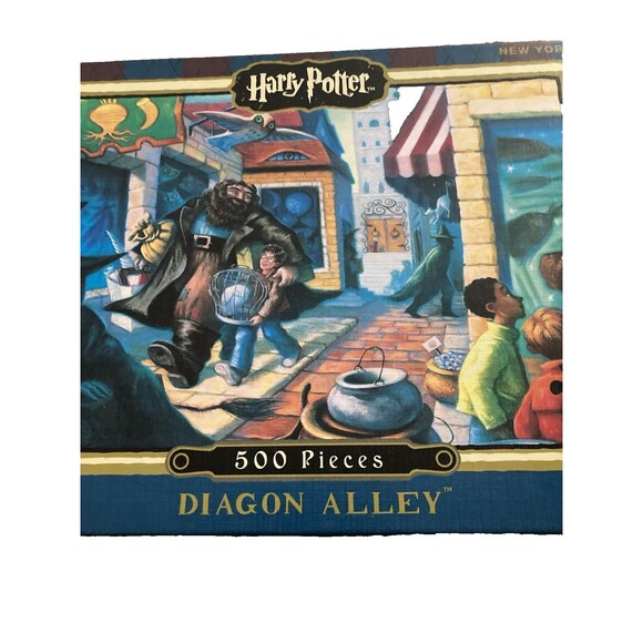 Harry Potter Diagon Alley 500 Piece Jigsaw Puzzle New York Puzzle Company - Picture 2 of 7